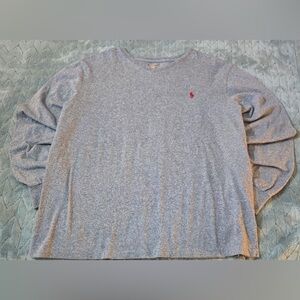 Polo by Ralph Lauren Men's Heather Gray Crewneck Sweater